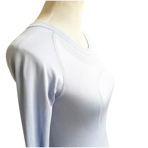 Lululemon Run: Swiftly Tech Long Sleeve Caspian Blue Size Small/4 - Picture 7 of 12